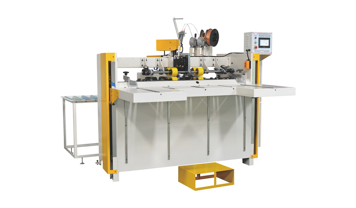 AXD-028雙伺服高速半自動(dòng)釘箱機(jī)